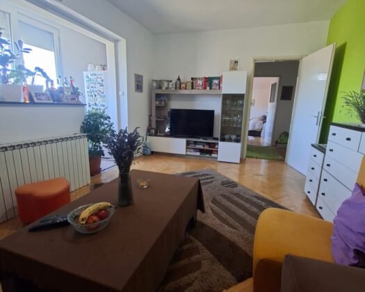 стан 45 м2 вкупна површина, во Скопје Север, во воена зграда во близина на училиштето “Зефљуш Марку”, на ул. Босна и Херцеговина”.Станот има: дневна со кујна, ходник, 1 спална, тоалет, балкон и подрум.Внатрешно е дупло изолиран на сите надворешни ѕидови.Наместен и може да се продава заедно со мебелот.Има инсталација за централно греење, но исклучена е цела зграда пред неколку години.Греење на клима инвертер, па трошоците за греење се ниски во зимскиот период.Станот е на поткровје, нема големи острини, висината е одлична.Има ПВЦ прозорци, комарници и ролетни.Во близина има детска градинка, училиште, игралиште, паркови и реквизити за деца, маркети (Стокомак, КАМ, Кипер, Рамстор, Вива Фреш, Трговски центар Ритеил, амбуланта, пазар и се’ што му е потребно на едно семејство.